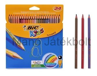 Bic 24 db-os színes ceruza készlet
