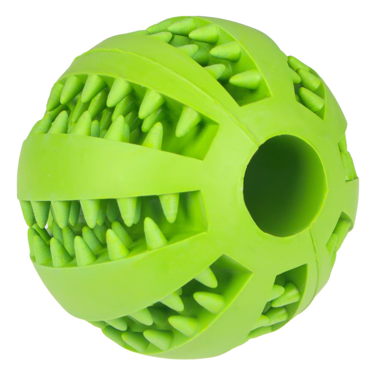 Kutyajáték labda zöld 7,5 cm