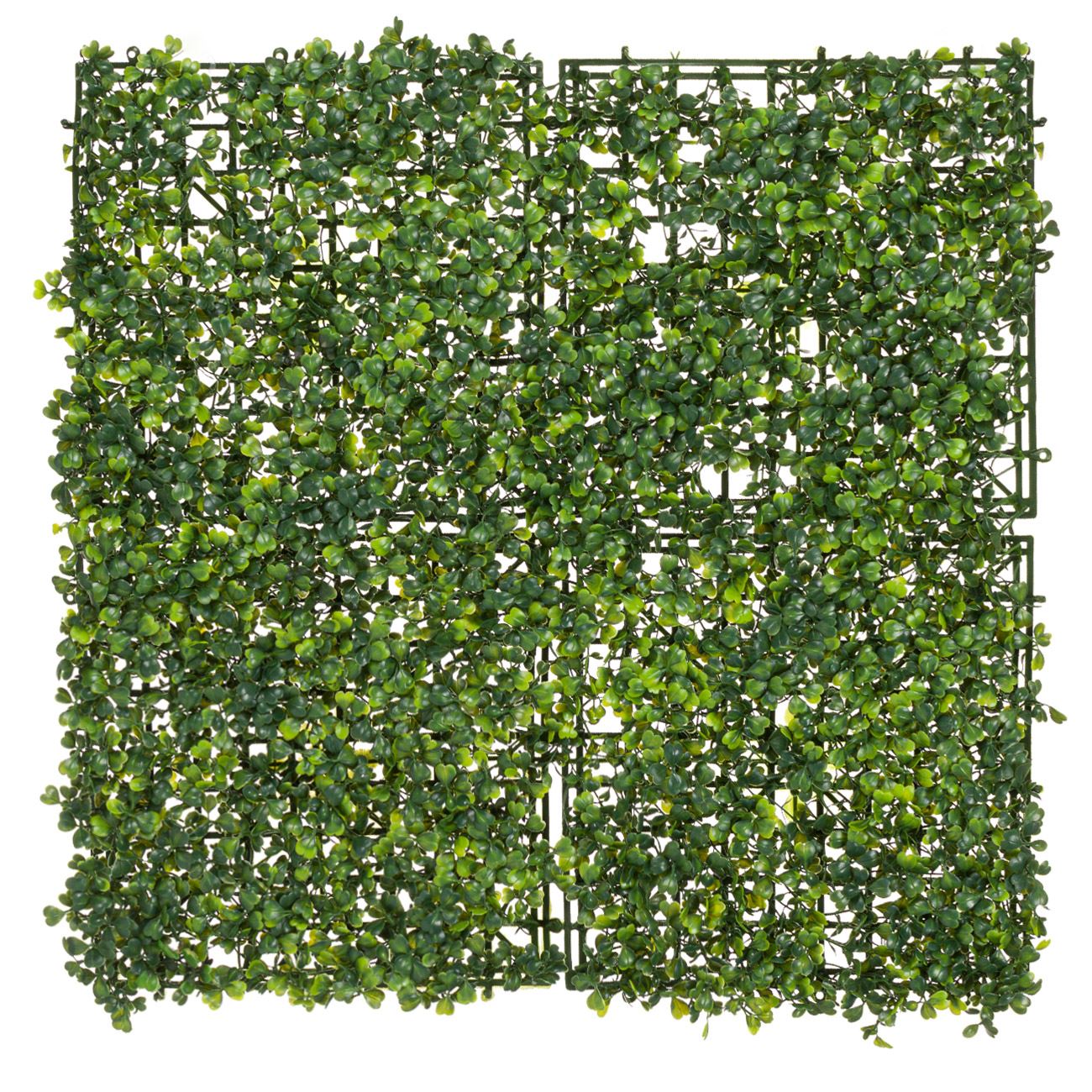 Műanyag műfű csempe zöld lóhere 50x50 cm