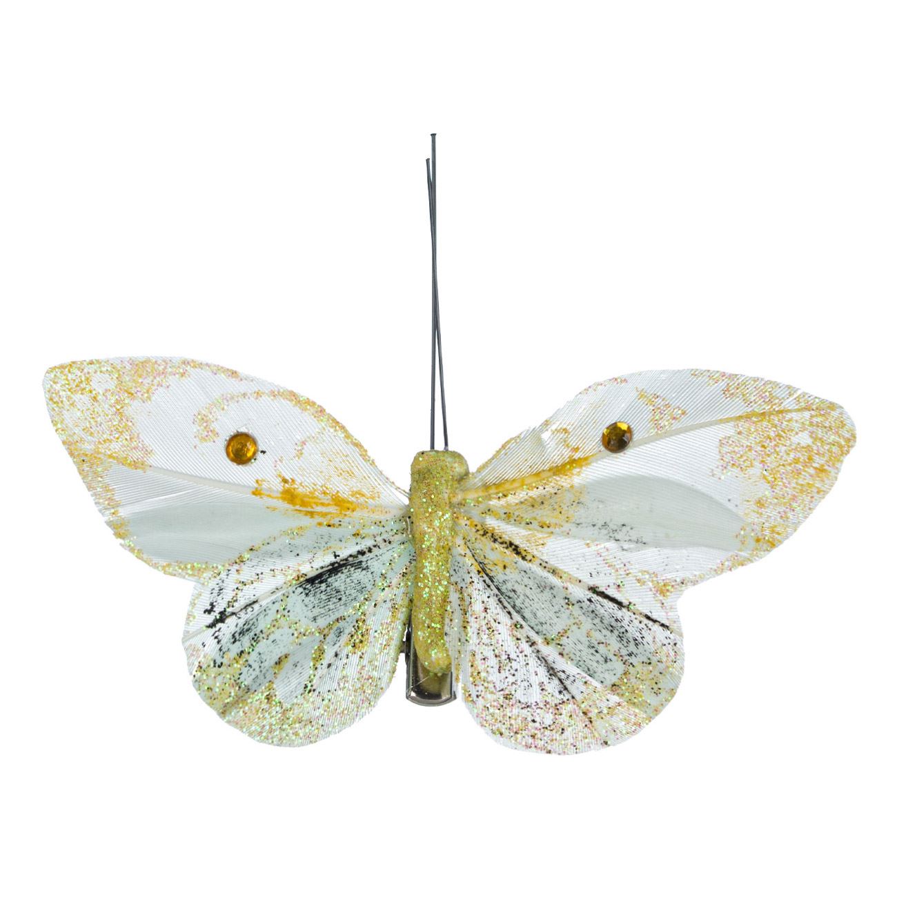 Függönydíszítés Butterfly Mint Glitter 10 cm