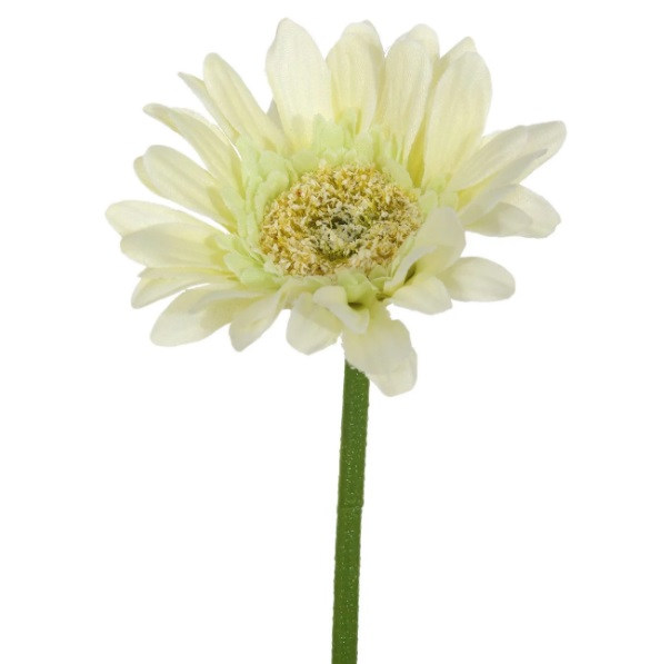 Gerbera művirág fehér 28 cm 