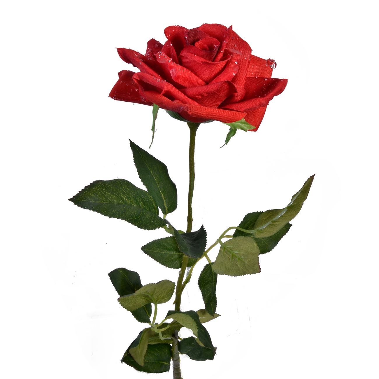Rózsa művirág vörös 75 cm