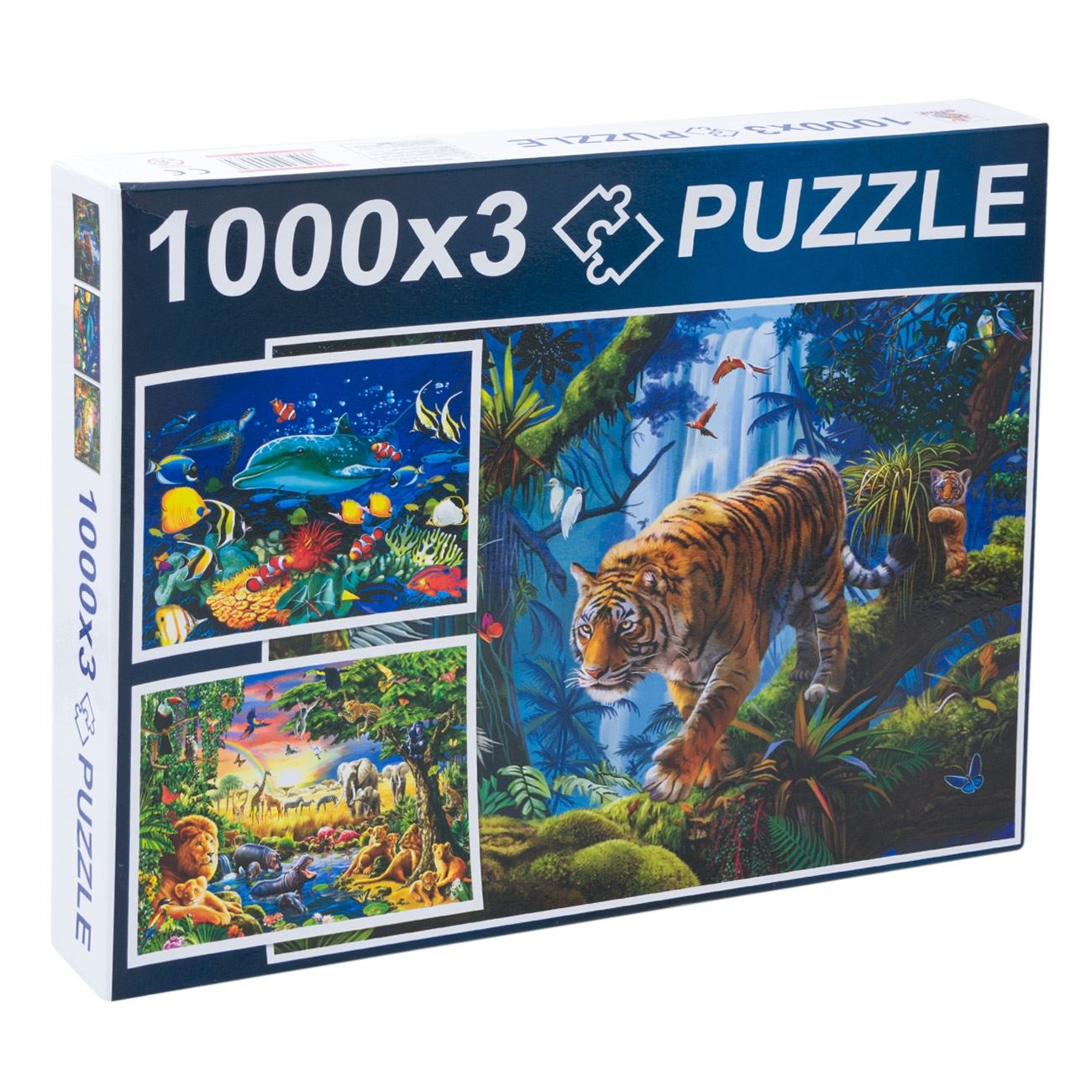 Tigris puzzle 3 az 1 -ben (3x1000 darab)