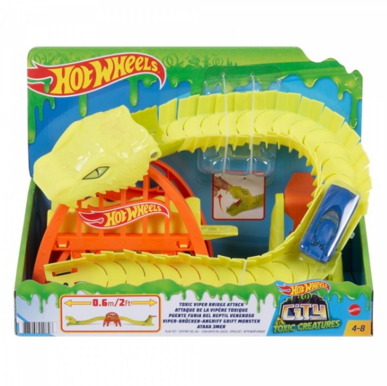 Mattel Hot Wheels City Toxic Viper pályakészlet