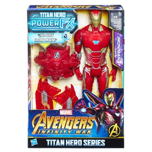Spanish Marvel Avengers Bosszúállók Iron Man Titan Hero Power FX figura 30cm