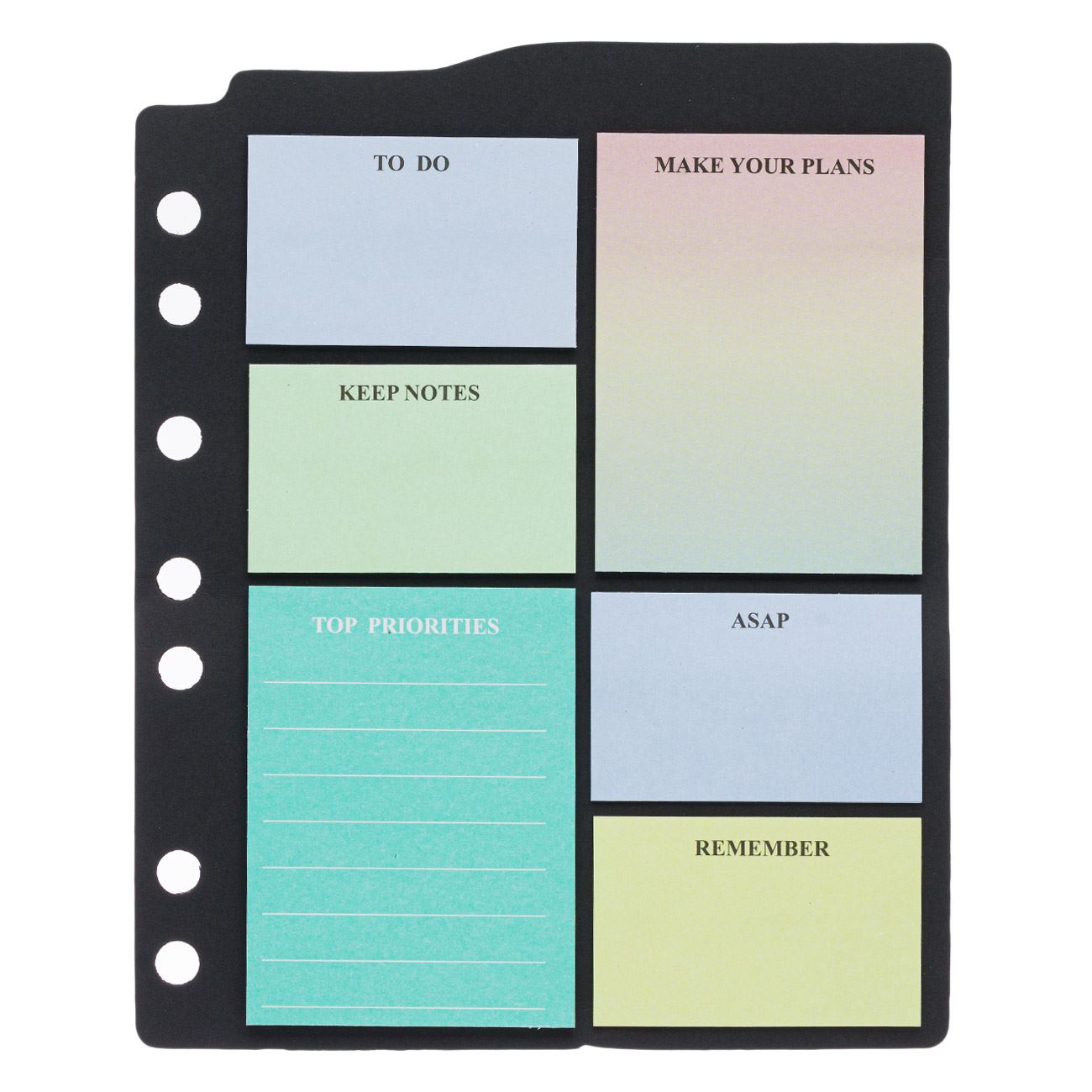 Mappákhoz való matricás jegyzetpapír (különböző méretű és színű) - 100 db