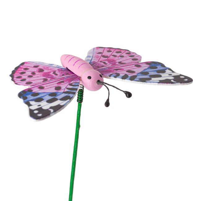 Mozgó Pillangó pálcikán lila
