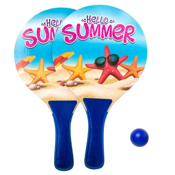 Strand ping-pong szett Hello Summer
