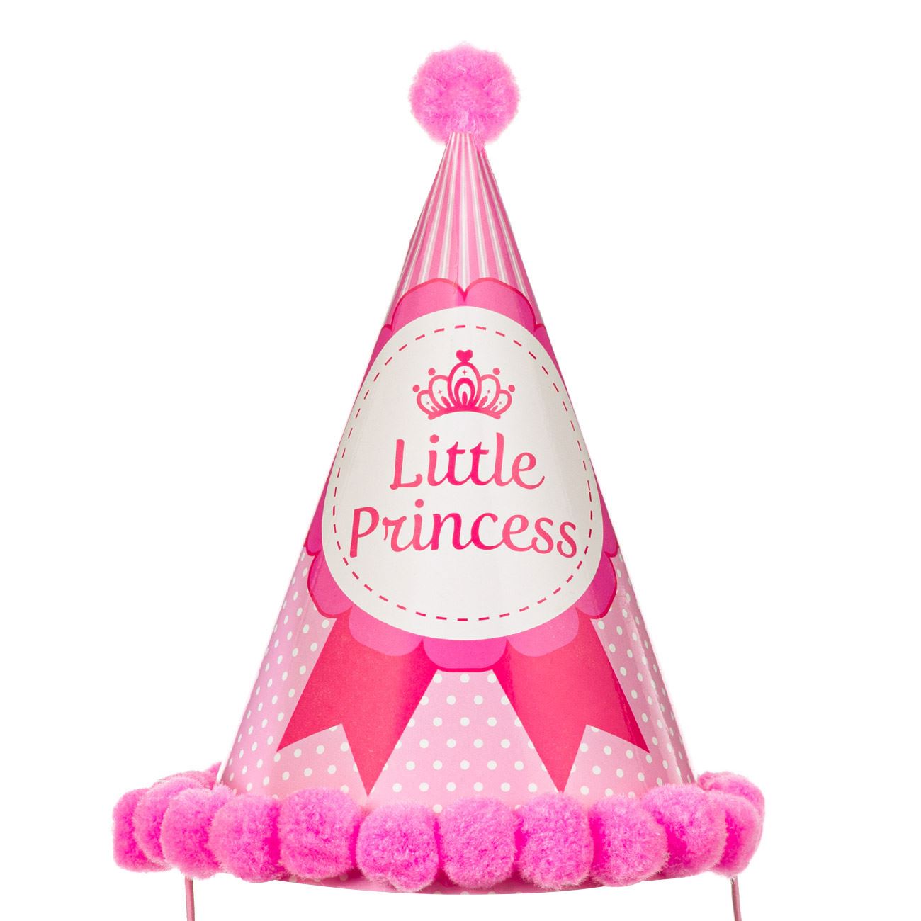 Kis hercegnő parti kalap 18 cm