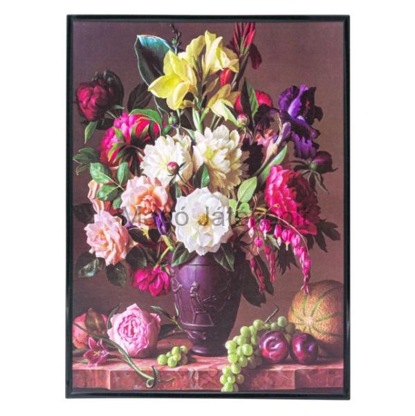 Virágcsokor fali kép 28,5x38,3 cm