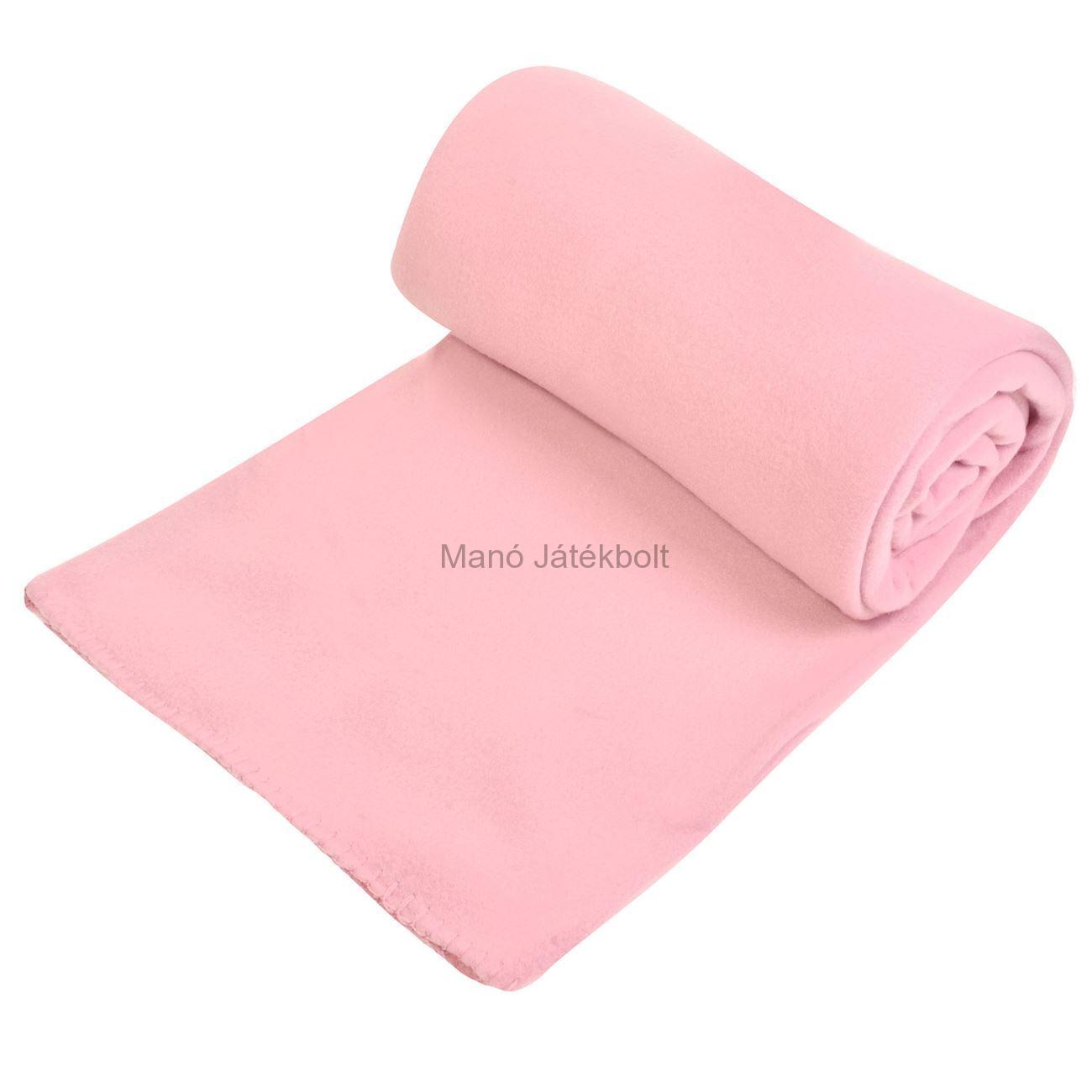 Polár takaró rózsaszín 150 x 220 cm