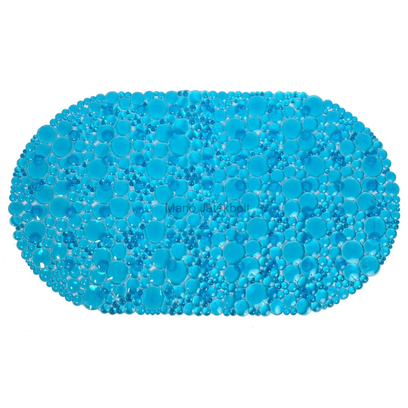 Csúszásgátlós kádszőnyeg kavicsos kék