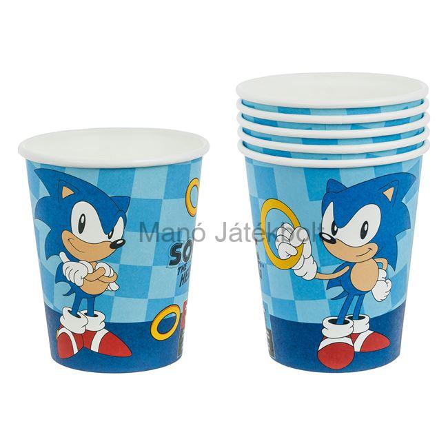Sonic parti pohár 240 ml - 6 db