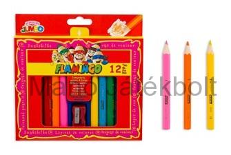 Little President 12 db-os színes ceruza készlet + hegyező