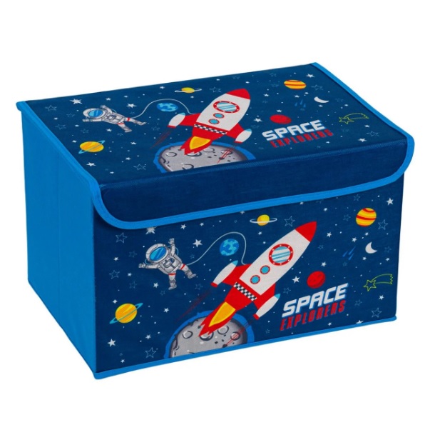 Űrhajós fedeles tároló doboz 40x30x25 cm