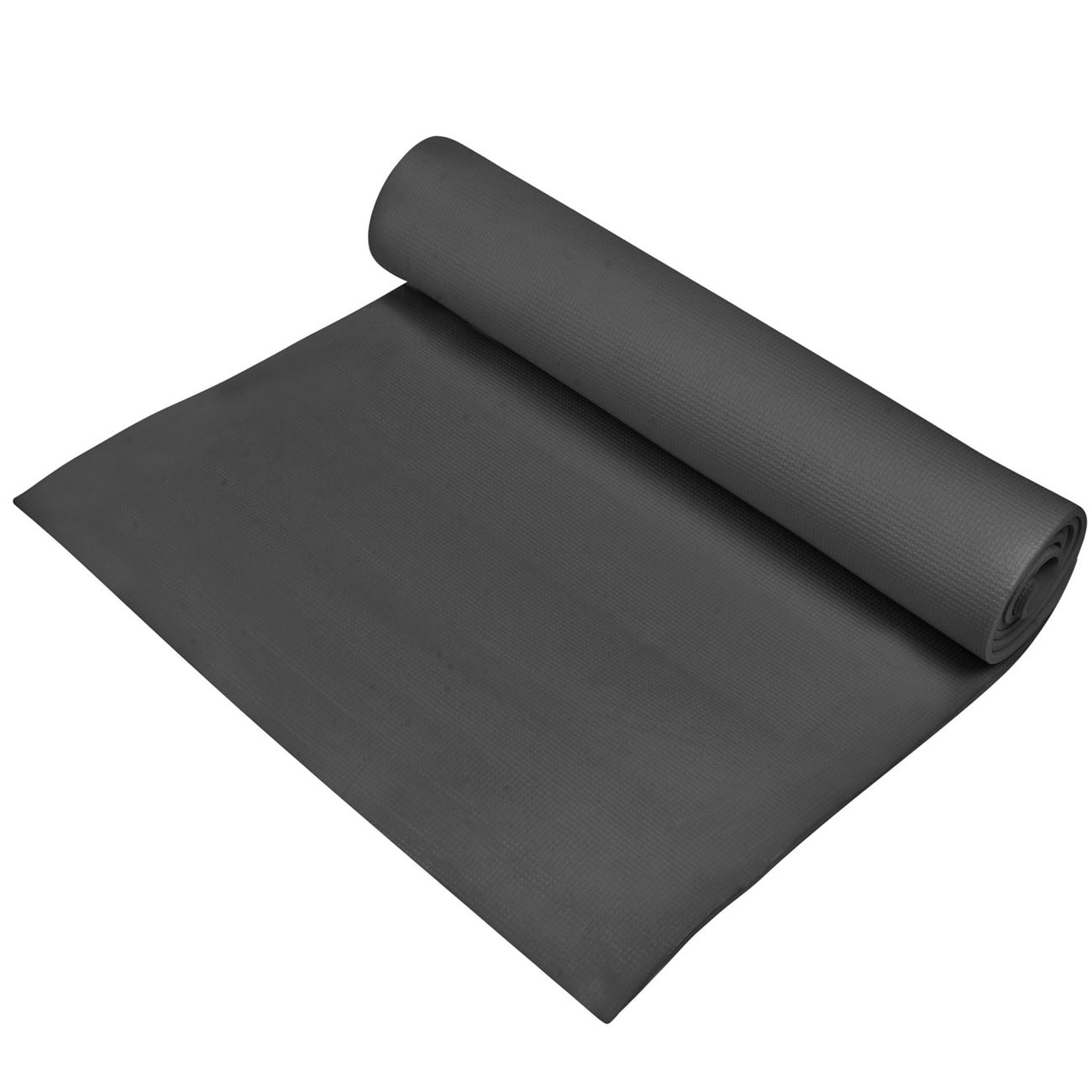 Fitness szőnyeg Fekete 180x60x0,6 cm