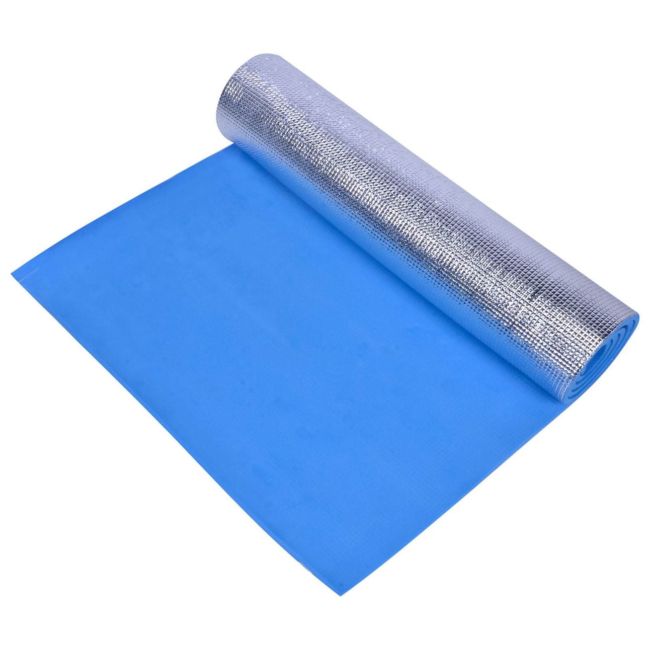 Alumínium bevonatú fitness szőnyeg 180x60 cm
