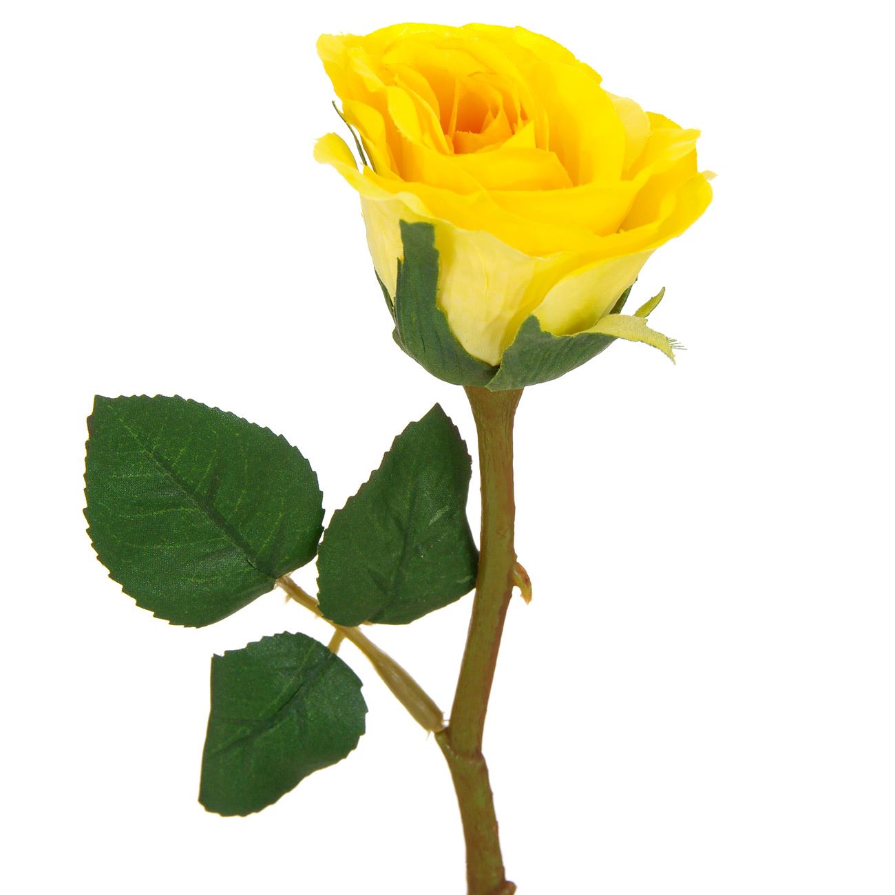 Rózsa művirág sárga 30 cm 