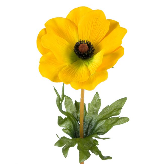Szellőrózsa művirág sárga 40 cm 