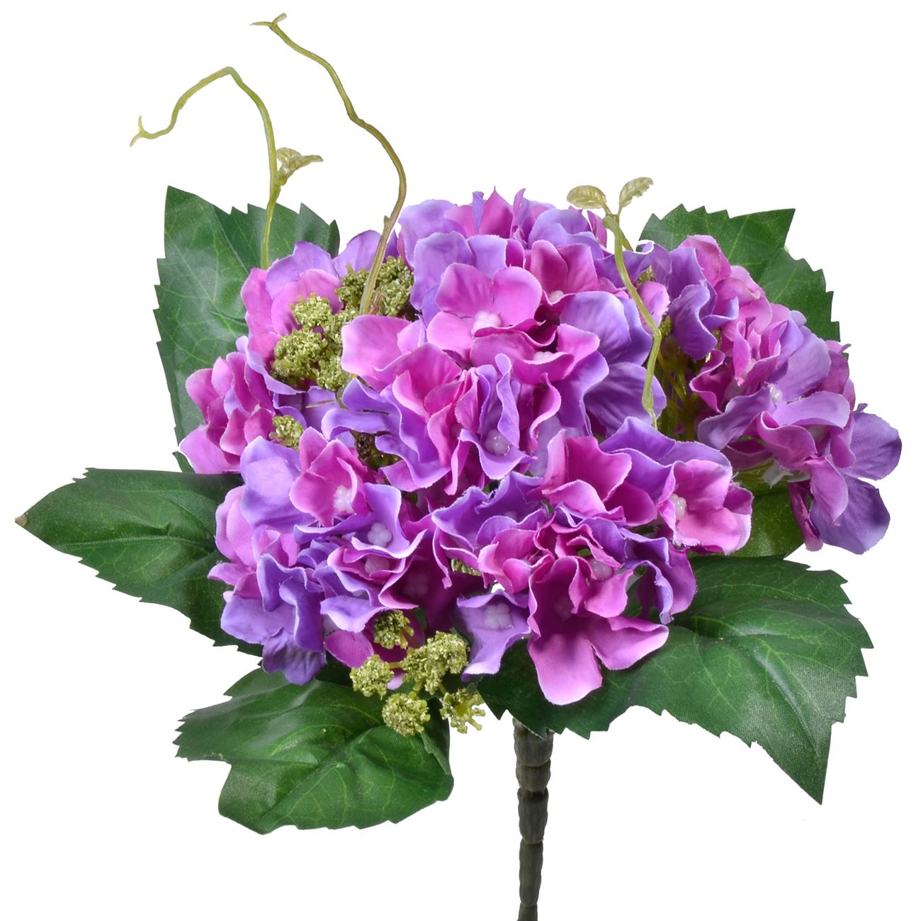 Hortenzia művirág kék 22 cm