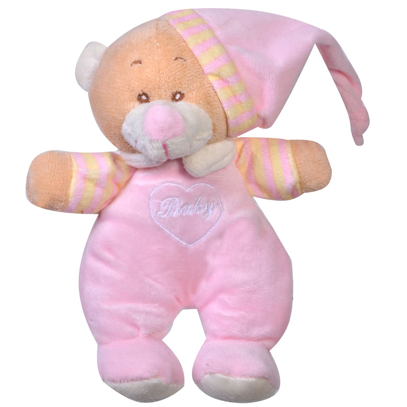 Teddy maci rózsaszín 17 cm