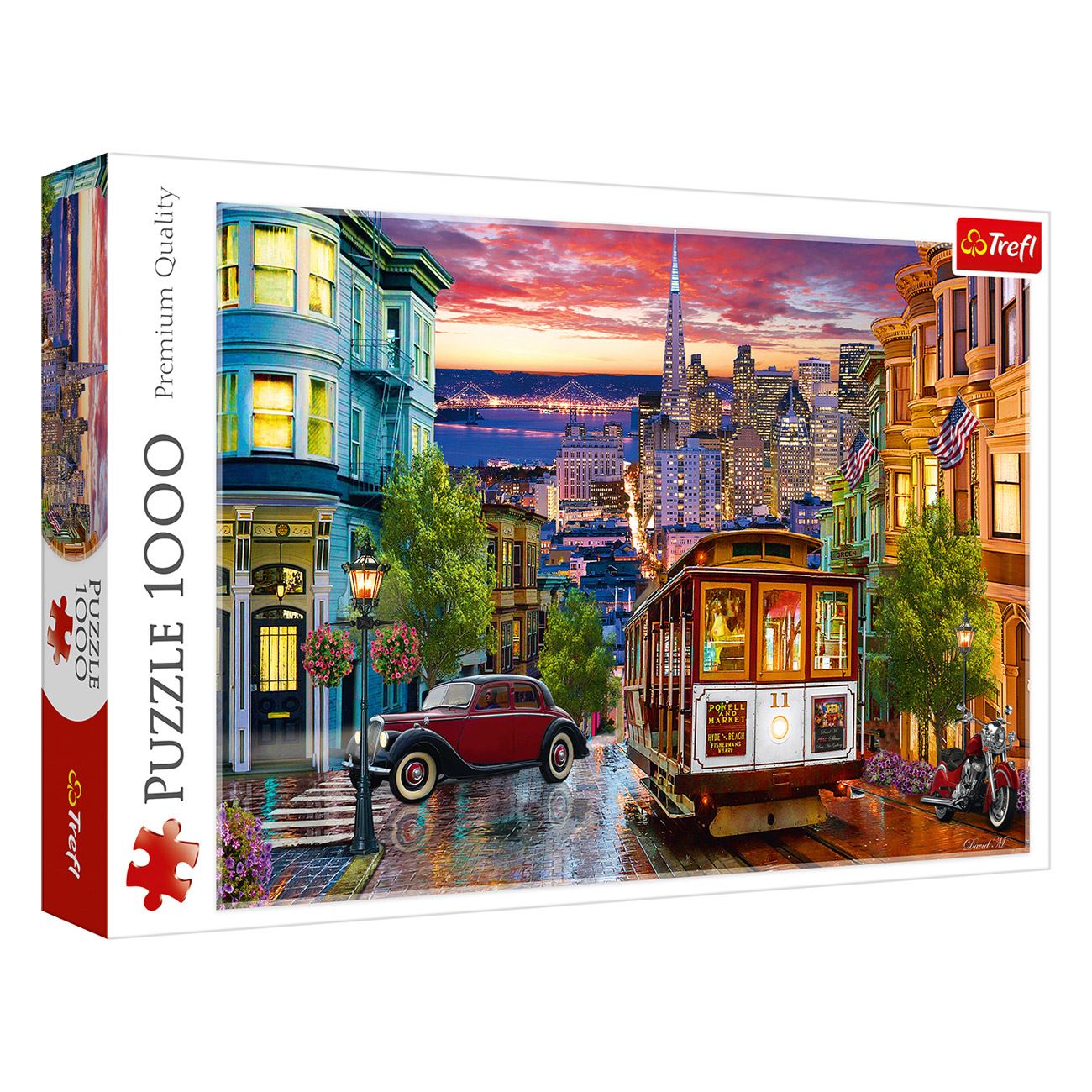 San Francisco villamos puzzle (1000 darab) - Trefl