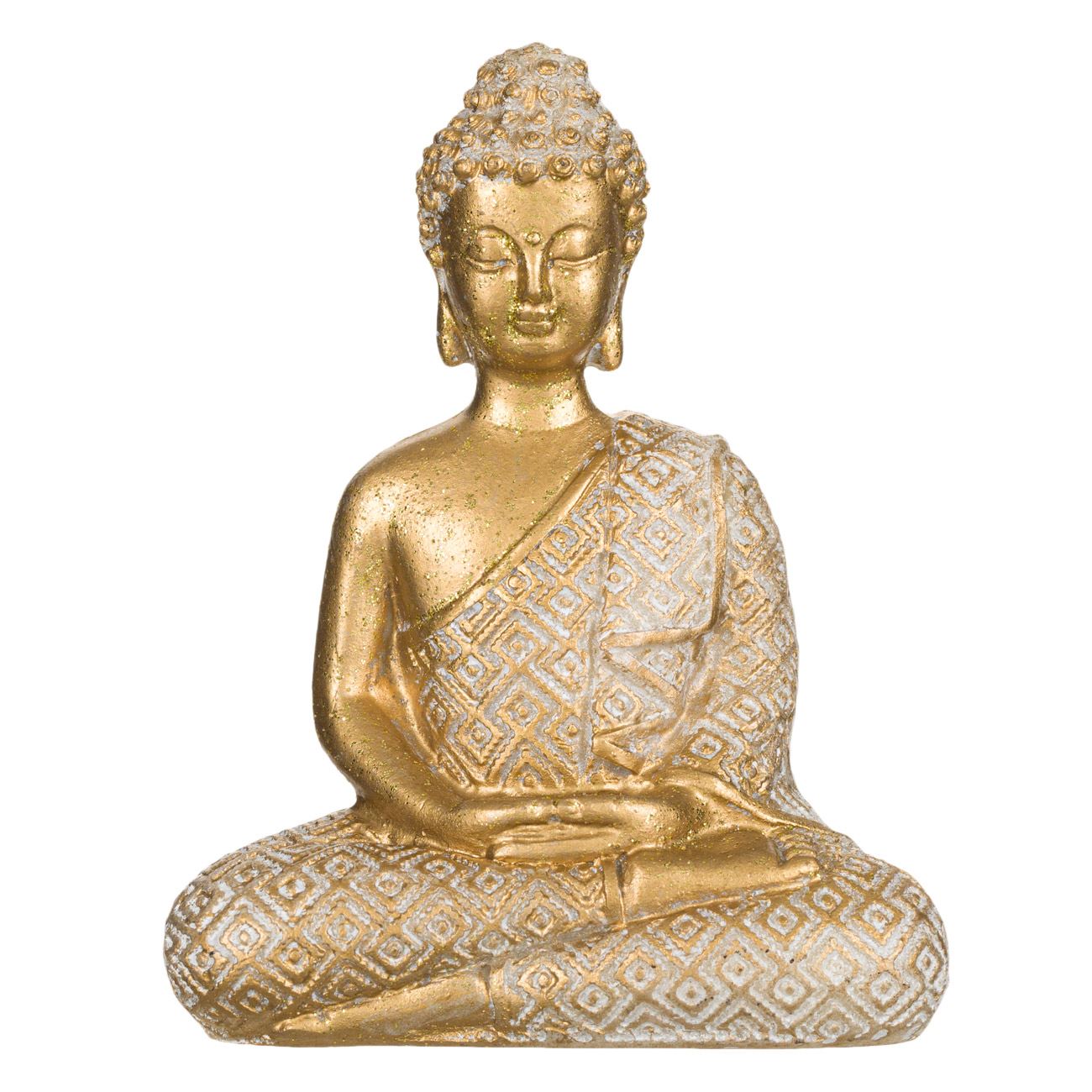 Dekoratív Buddha asztal Arany 9,5x5x12 cm