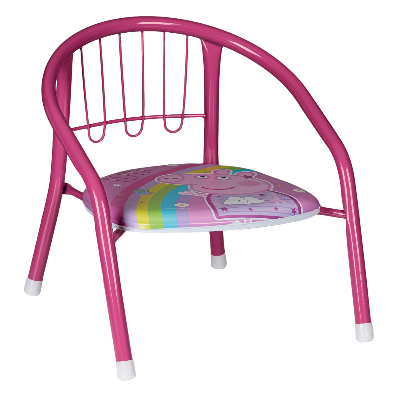 Peppás gyermek fémvázas szék 36x35x36 cm