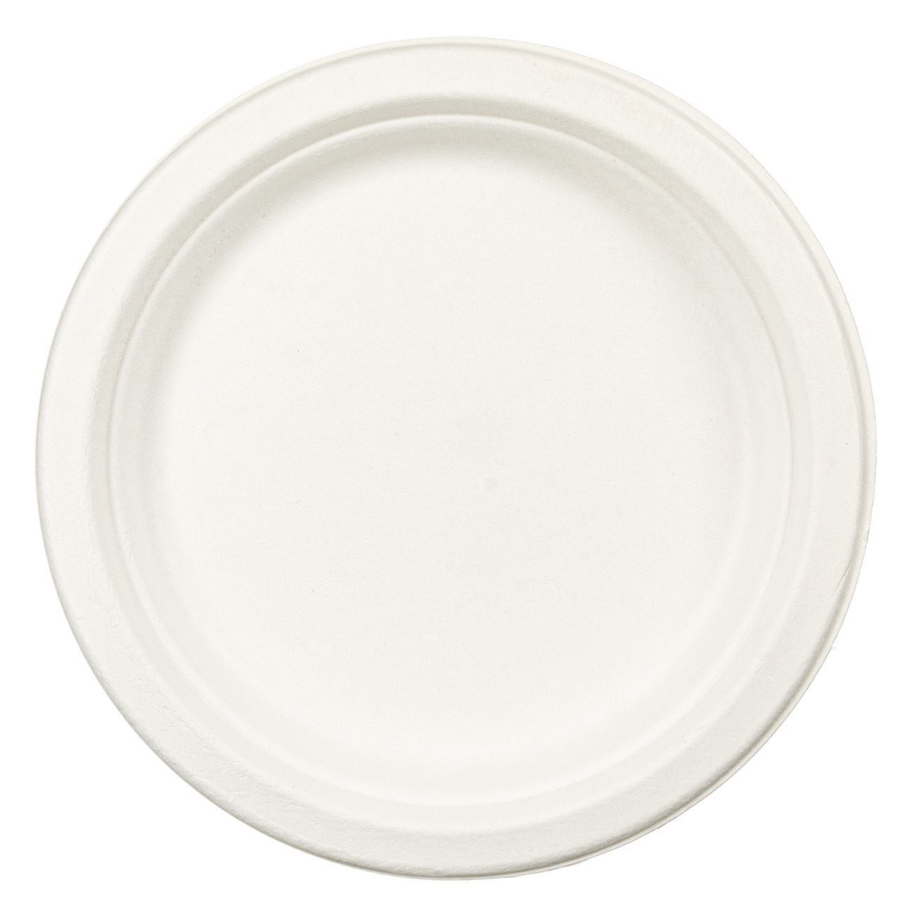 Ökológiai edények fehér, nádcukorból 23 cm - 10 db.