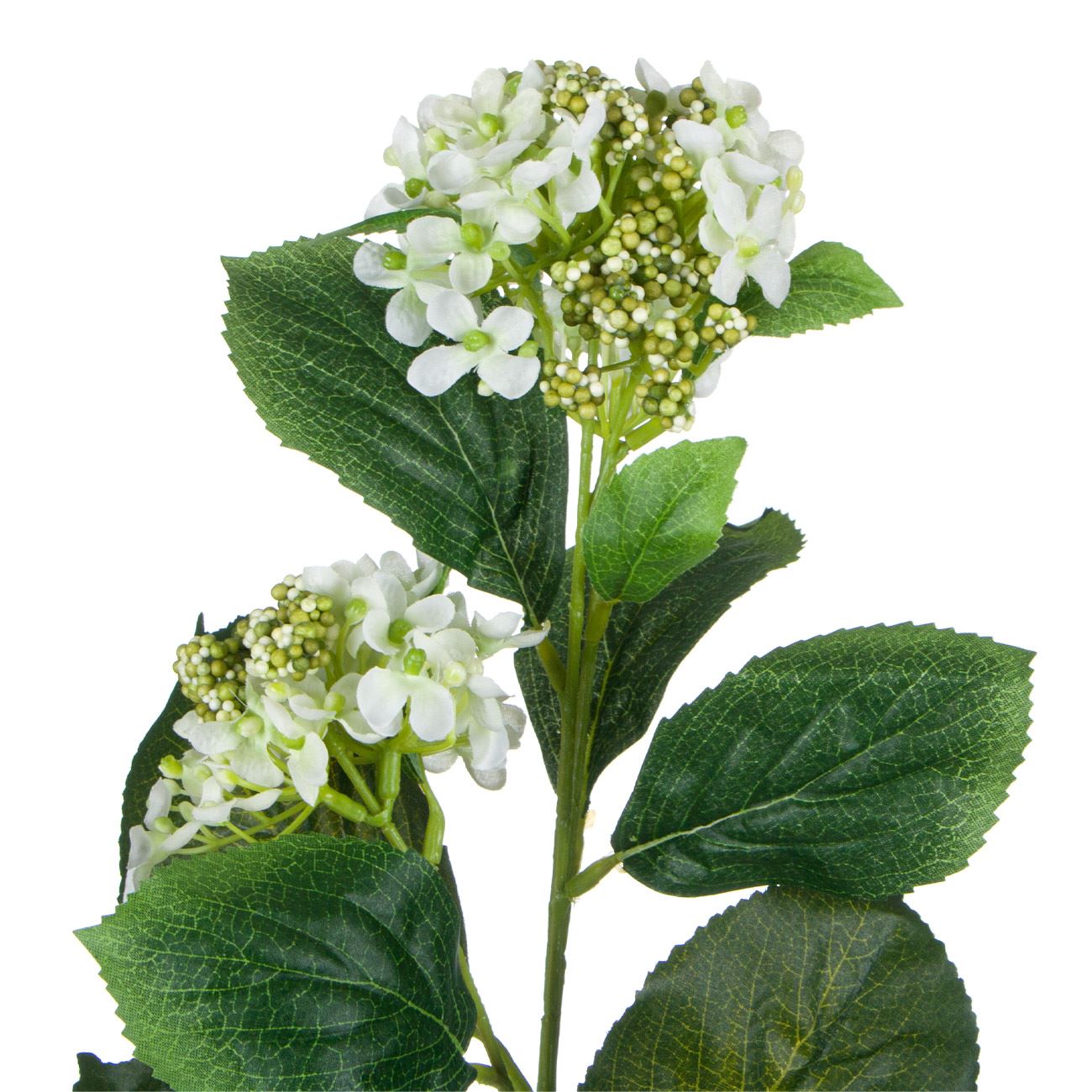 Virág dekoratív hortenzia fehér 70 cm