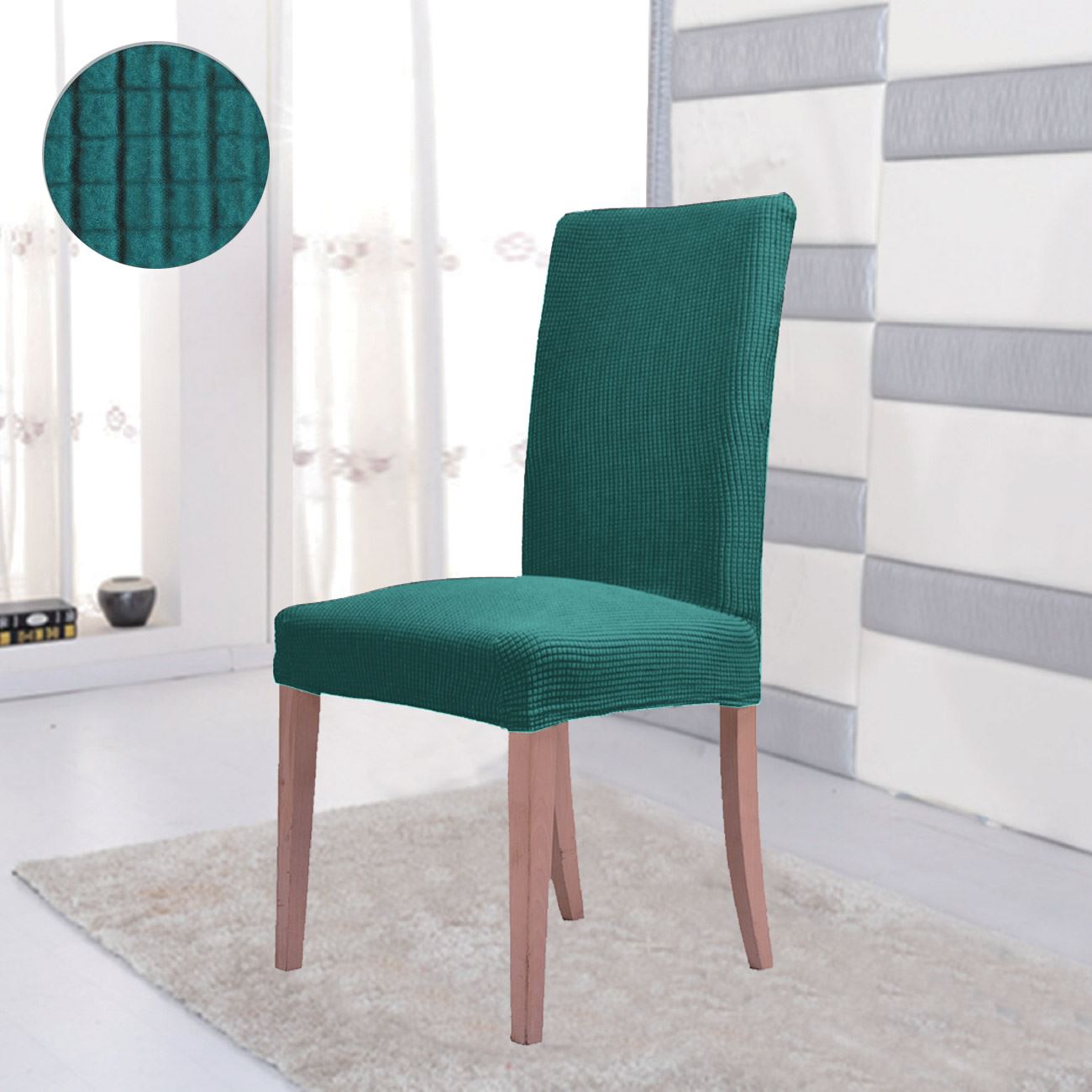 Elasztikus szék huzat Türkiz színű