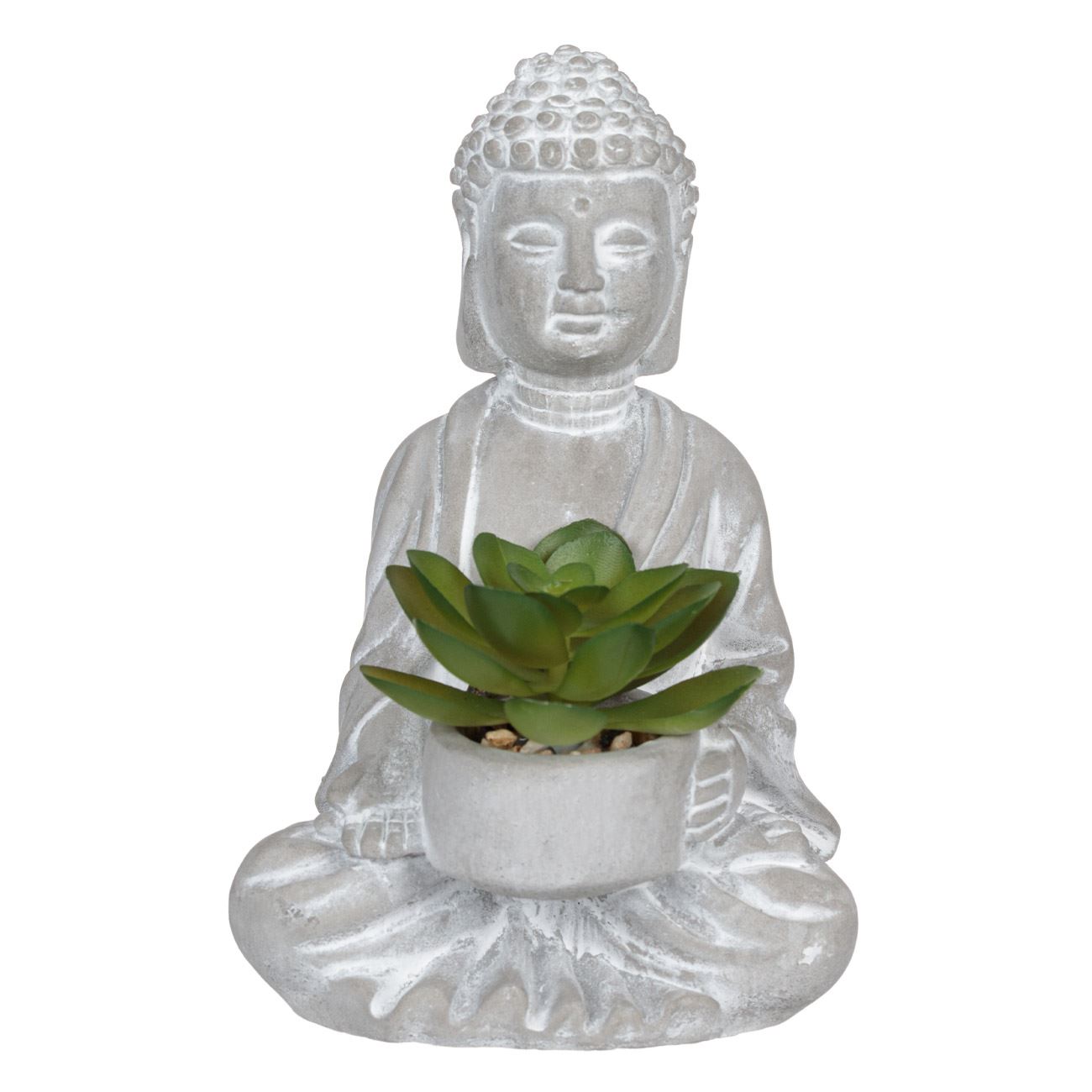 Ülő Buddha művirággal