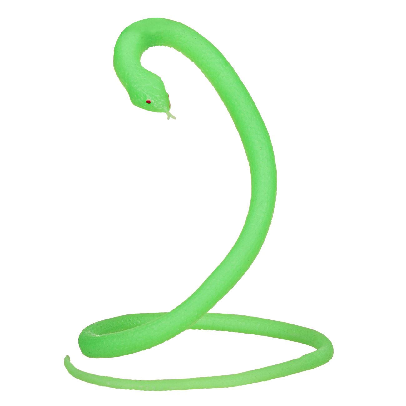 Valósághű kígyó zöld 70 cm 