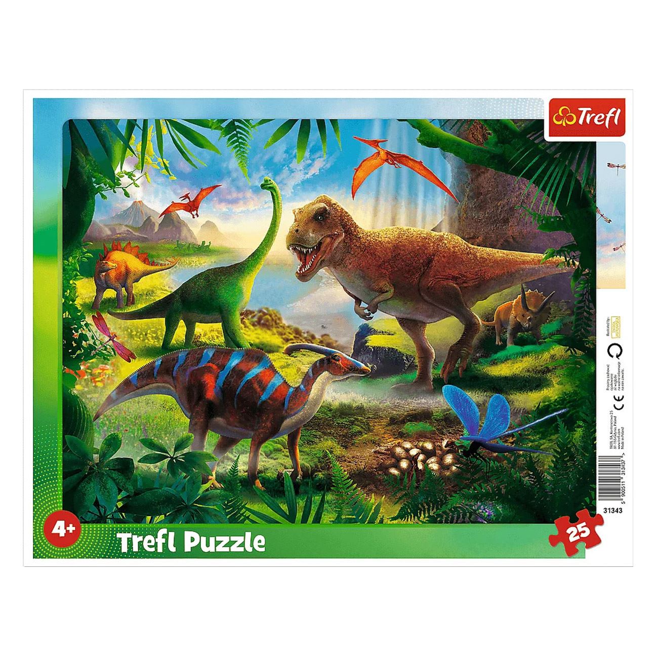 Színes dinoszauruszok (25 darab) - Trefl