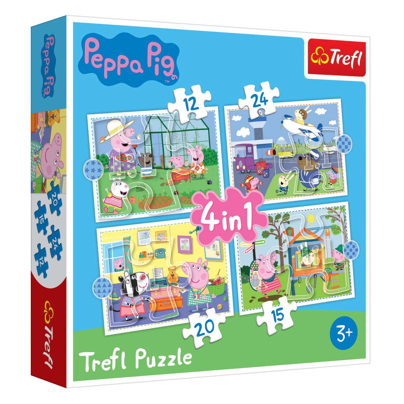 Peppa 4 az 1-ben puzzle