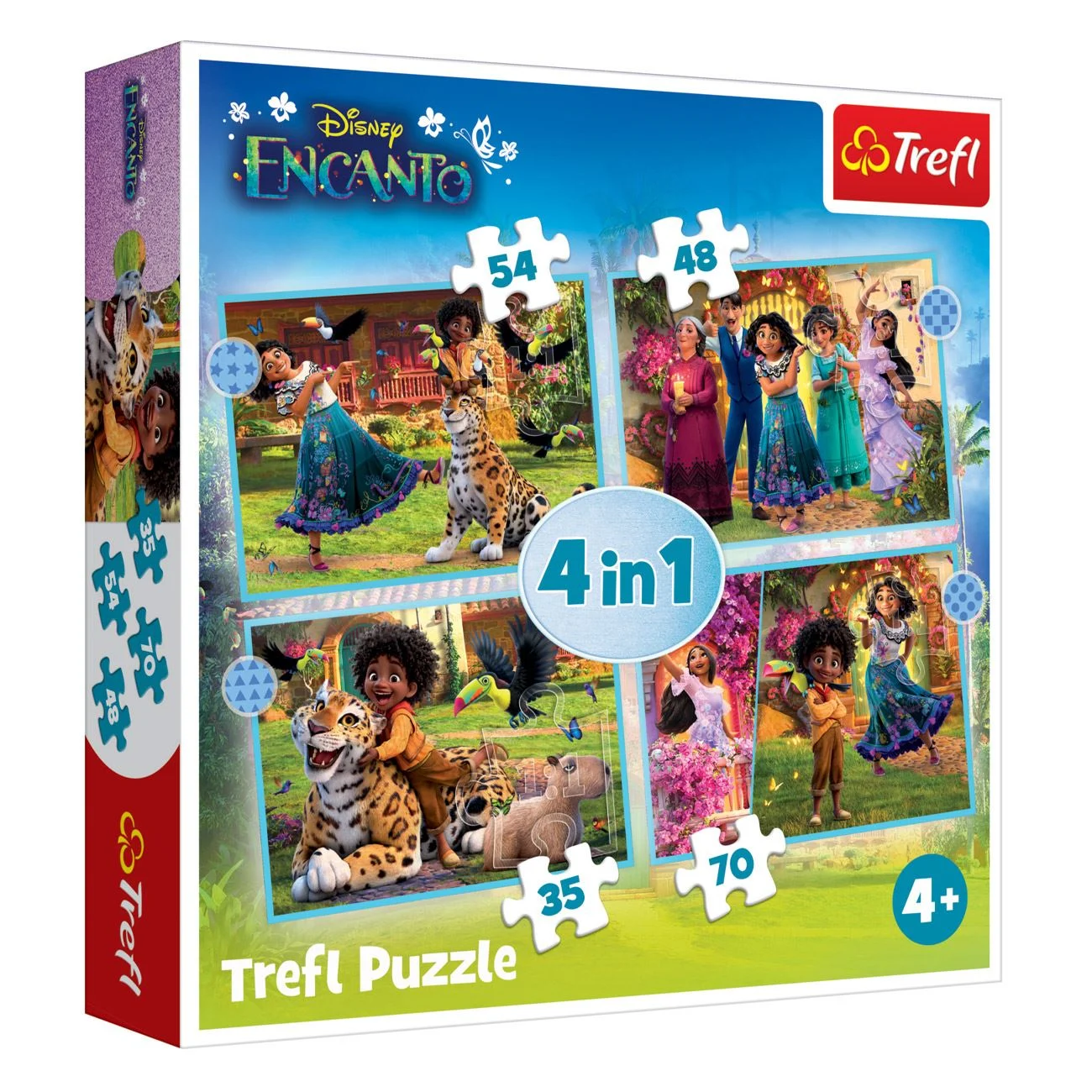 Encanto 4 az 1-ben puzzle - Trefl