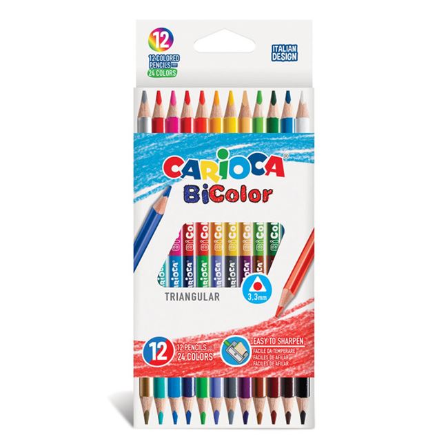CARIOCA kétszínű ceruzák - 12db