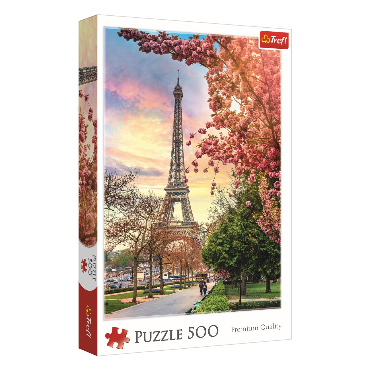 PÁRIZSI puzzle Eiffel-torony virágzó mandulafa (500 darab) - Trefl