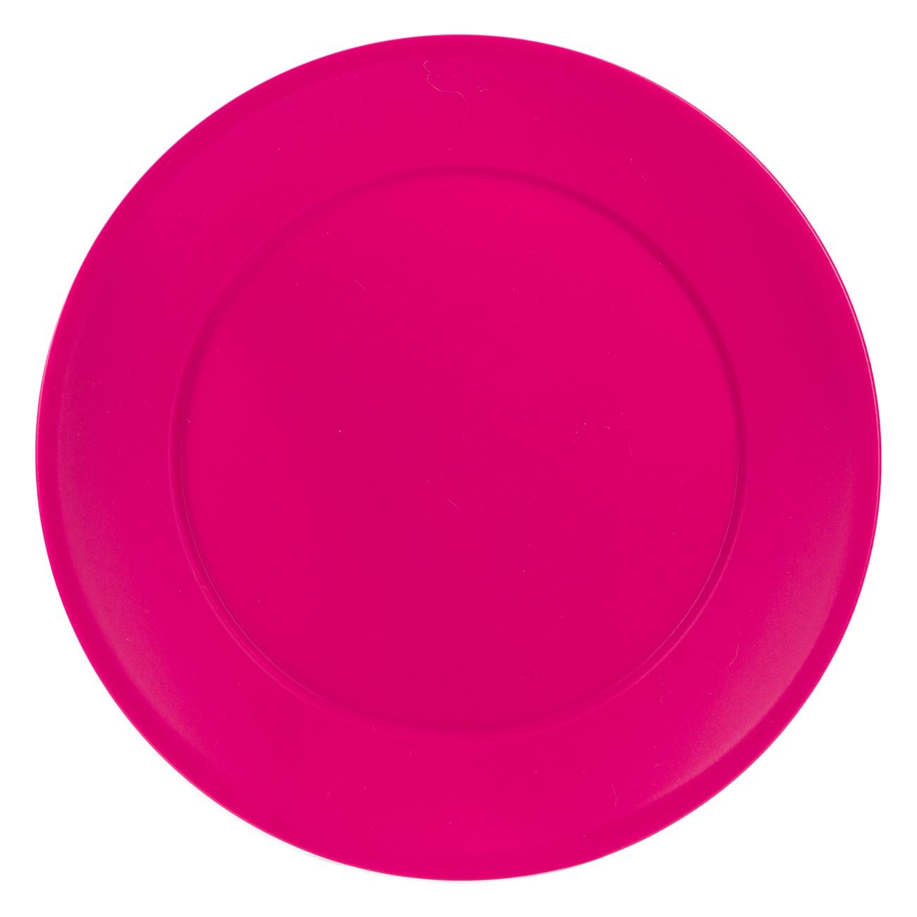 Műanyag tányér 20 cm rózsaszín