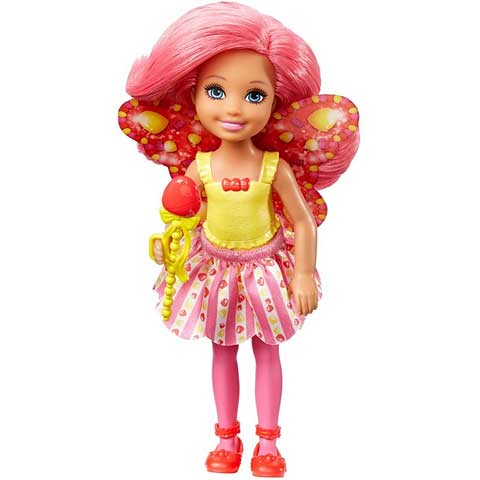 Barbie Dreamtopia: Chelsea gumicukor tündér baba