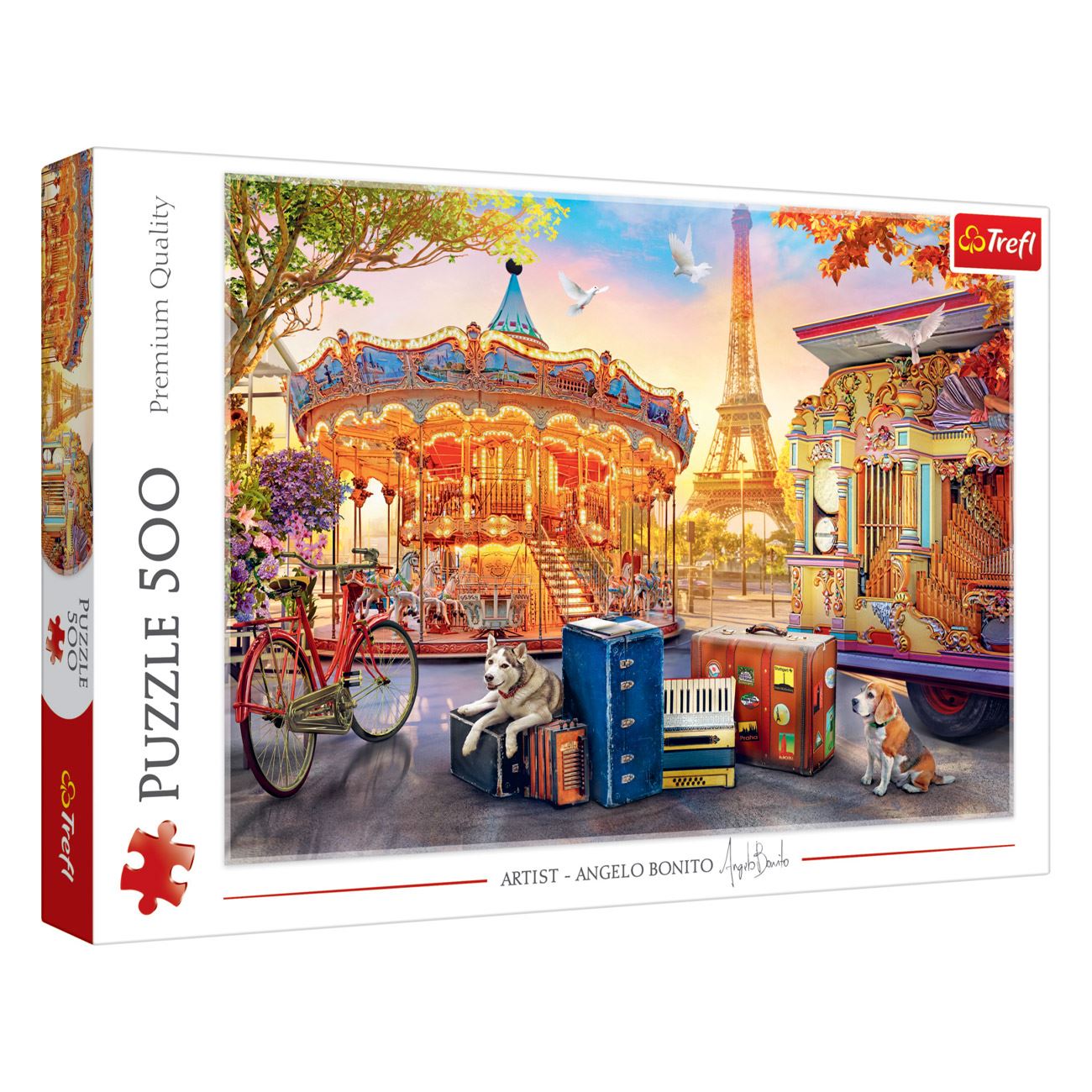 Párizsi puzzle Carusellel (500 darab) - Trefl