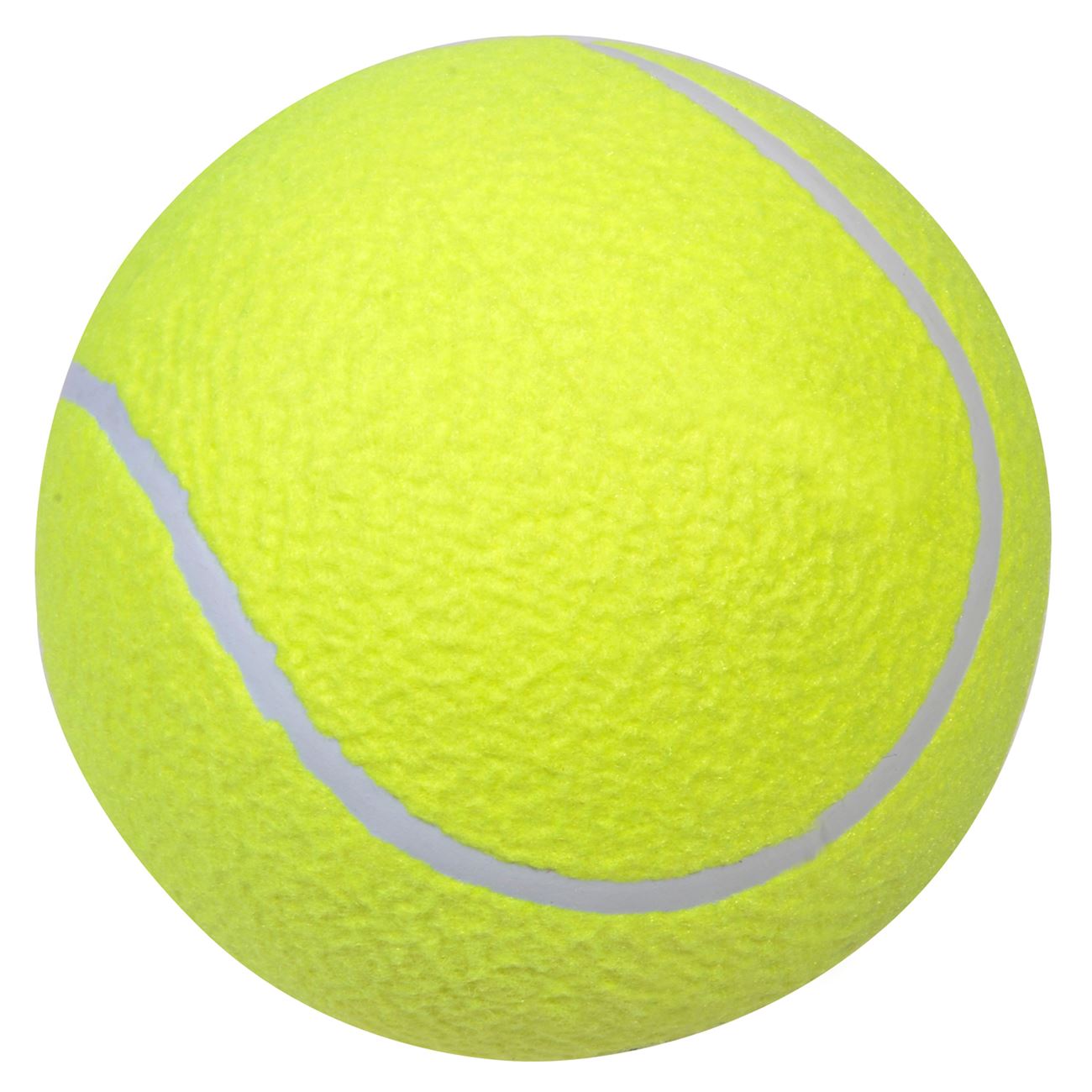 Tennis labda formájú gumilabda 15 cm 