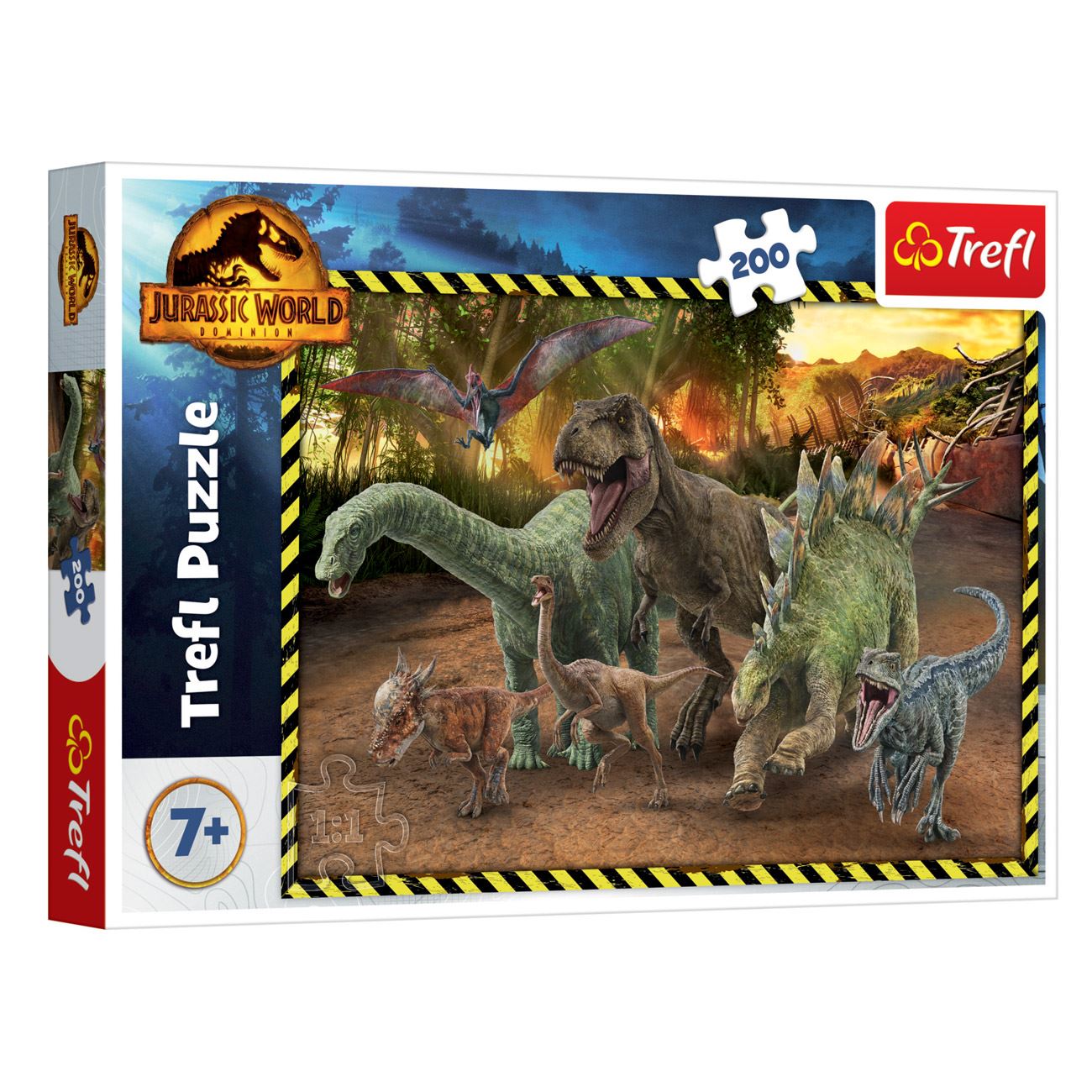 Puzzle Jurassic World dinoszauruszok (200 db) - Trefl