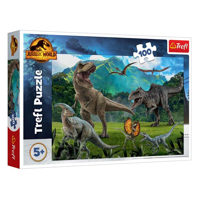 Puzzle Jurassic World dinoszauruszok (100 db) - Trefl