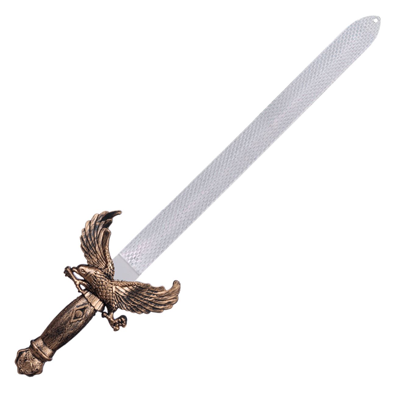 Játék lovagi kard  bronz markolat sassal 51 cm