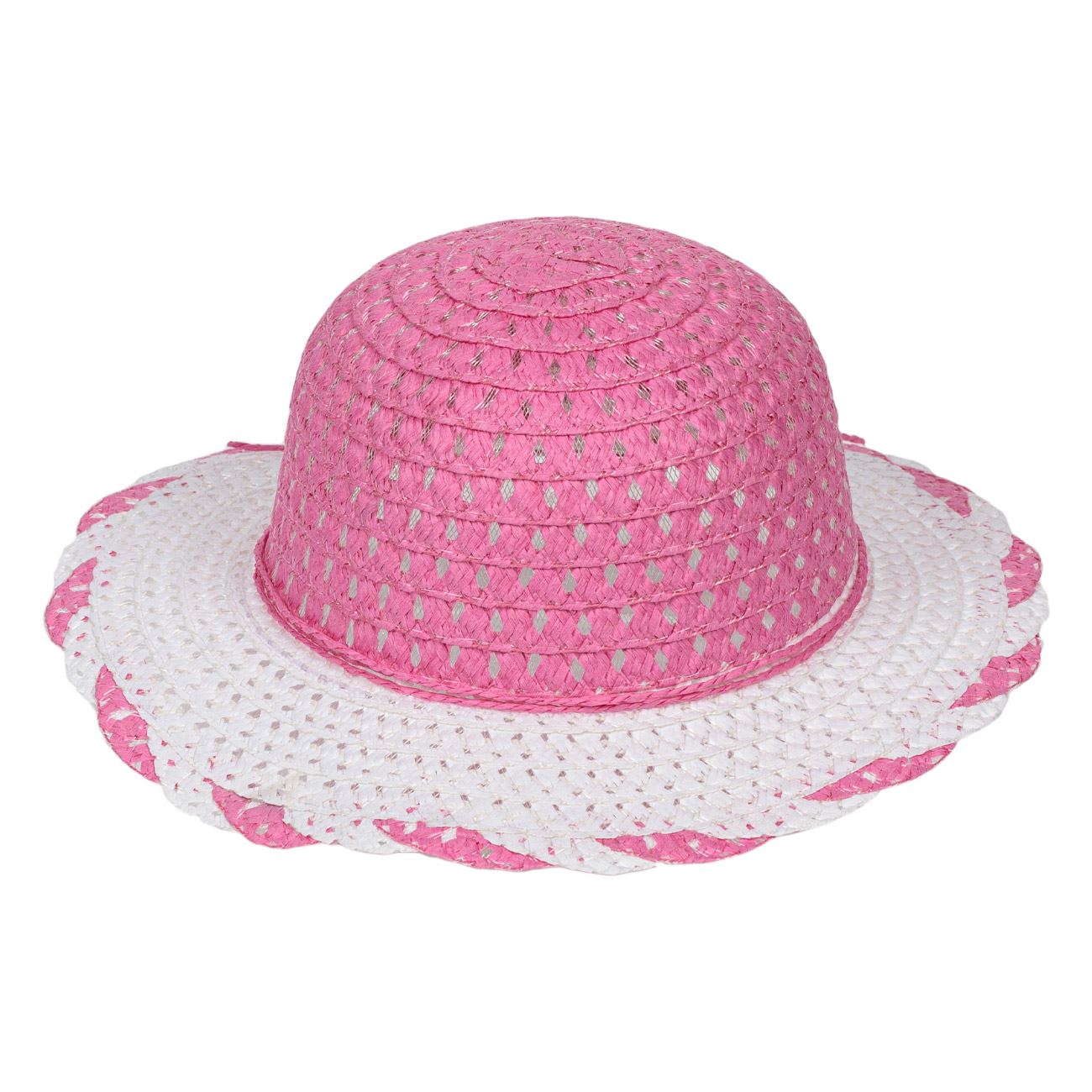 Kislány kalap rózsaszín/fehér