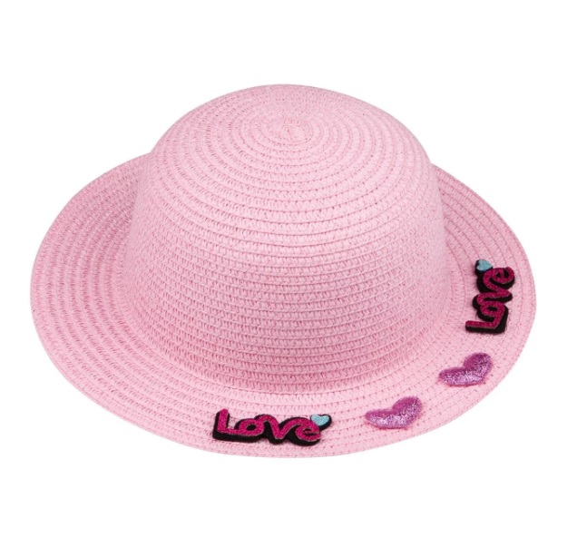 Rózsaszín Love kalap
