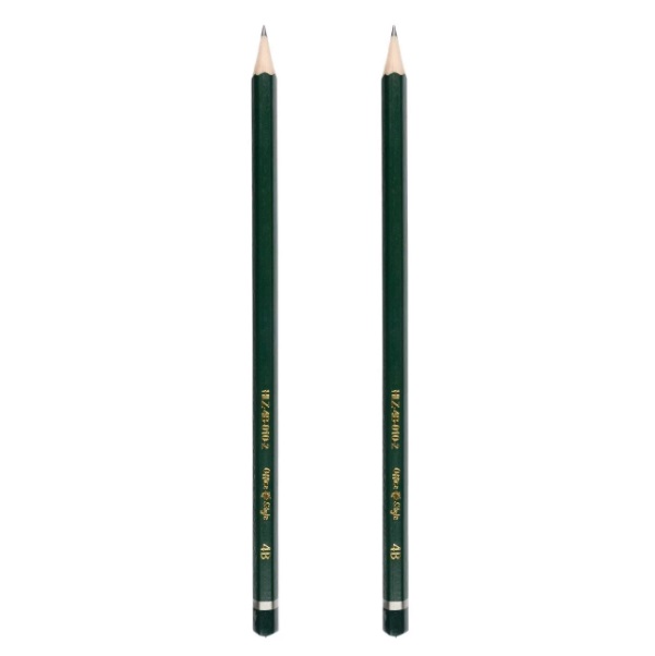 4B zöld ceruza - 2 db.
