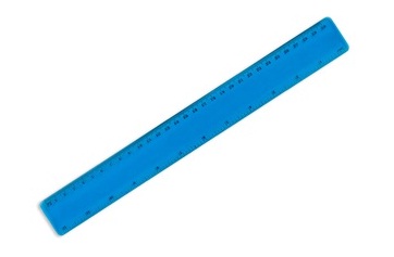 Kék vonalzó 30 cm 